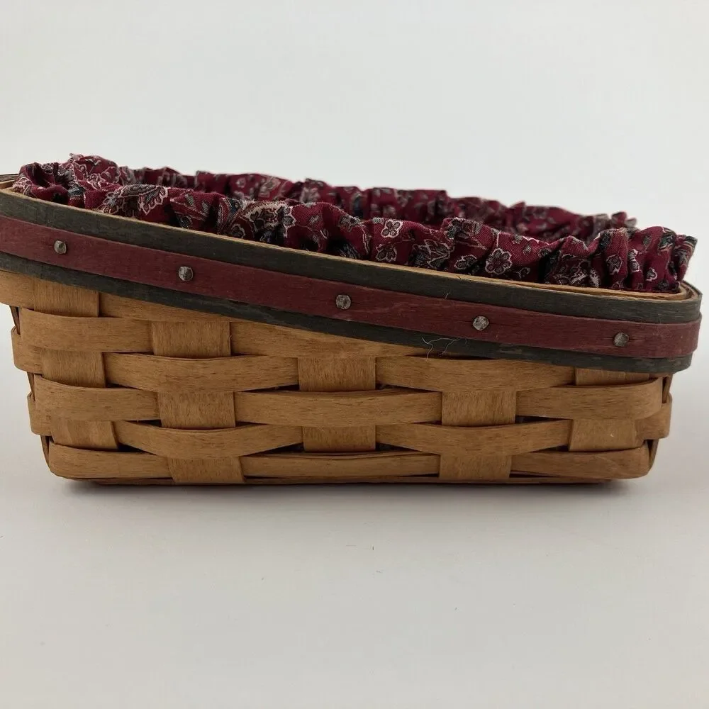 Longaberger Fathers Day Paper Basket 1992 | /w Liner & Protector VTG (16000)